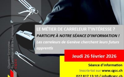 1ère Séance de recrutement des apprentis !  JEUDI 26 FEVRIER 2026