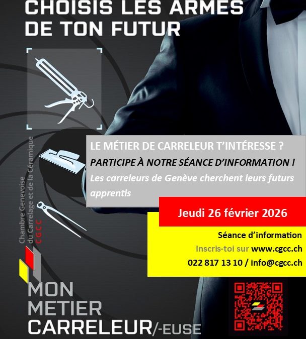 1ère Séance de recrutement des apprentis !  JEUDI 26 FEVRIER 2026