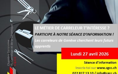 2ème Séance de recrutement des apprentis !  LUNDI 27 AVRIL 2026